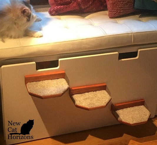Floating Cat Step/Shelf Set of 3 w/ Hidden brackets