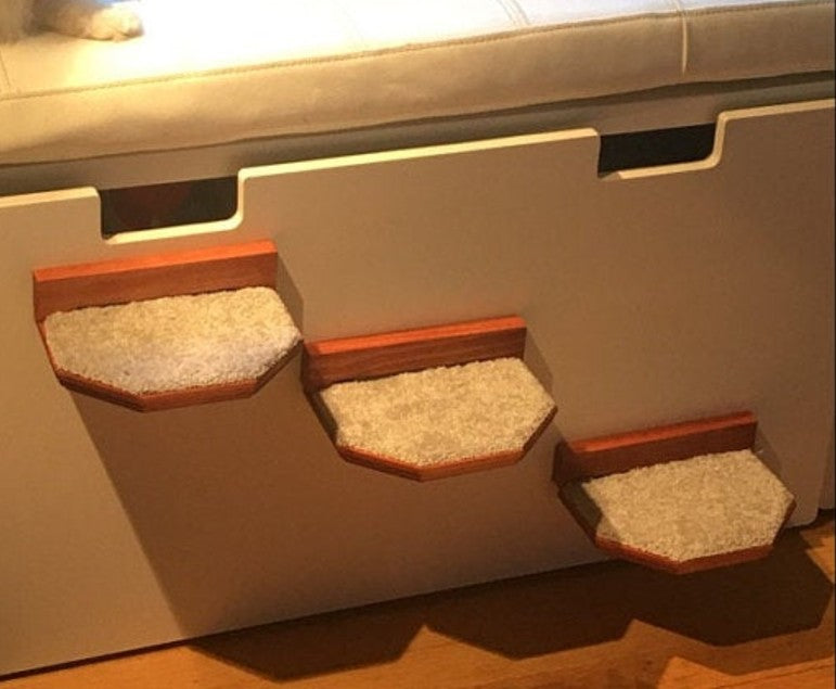 Floating Cat Step Set 3 Piece / Wall Mounted Cat Furniture