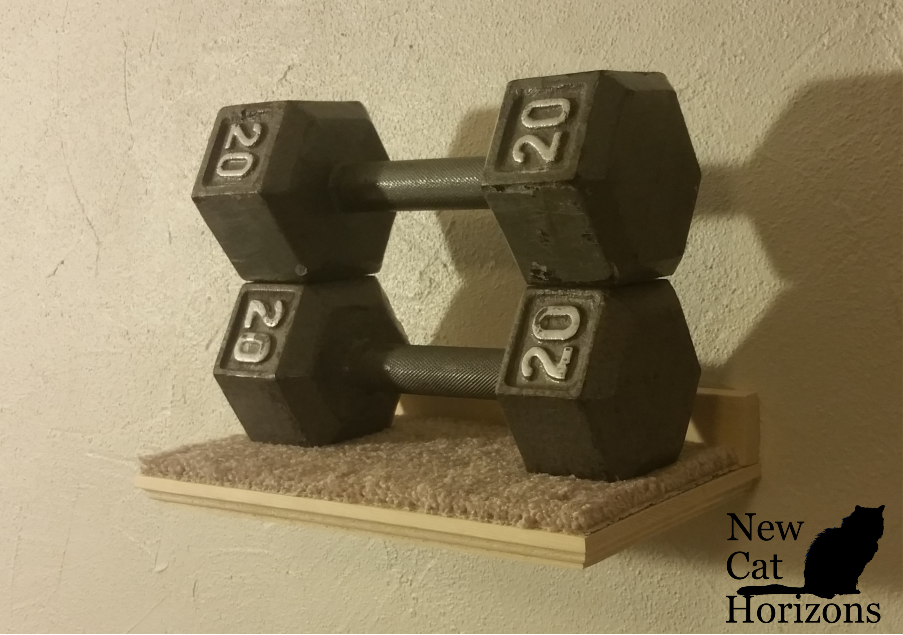 Floating Cat Shelf / One Short 12" Shelf