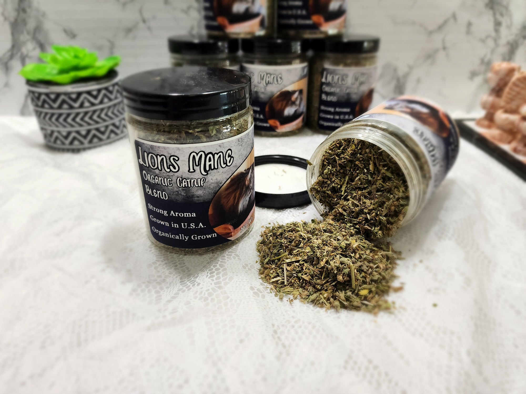 Multi Pack Cat Kicker with Organic Catnip + 2 Hemp Ball Toys